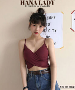 Áo bra thun gân đắp chéo ngực gợi cảm - Áo 2 dây tập gym yoga cao cấp BL048 10 Áo bra thun gân đắp chéo ngực gợi cảm - Áo 2 dây tập gym yoga cao cấp BL048 20