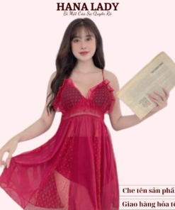 Váy ngủ sexy siêu mỏng - Đầm ngủ gợi cảm xuyên thấu voan lụa kèm quần VN481 7 Váy ngủ sexy siêu mỏng - Đầm ngủ gợi cảm xuyên thấu voan lụa kèm quần VN481 14