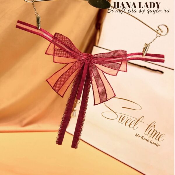 Quần lót lọt khe dây nơ, quần lót nữ đính ngọc sexy quyến rũ LK107 8 Quần lót lọt khe dây nơ, quần lót nữ đính ngọc sexy quyến rũ LK107 13