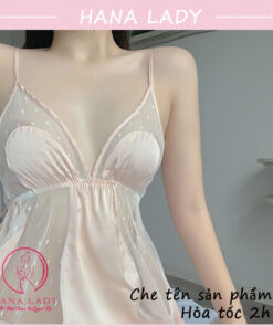 Váy ngủ sexy, đầm ngủ lụa phối ren chấm bi cao cấp còn quần quyến rũ gợi cảm VN466 5 Váy ngủ sexy, đầm ngủ lụa phối ren chấm bi cao cấp còn quần quyến rũ gợi cảm VN466 13