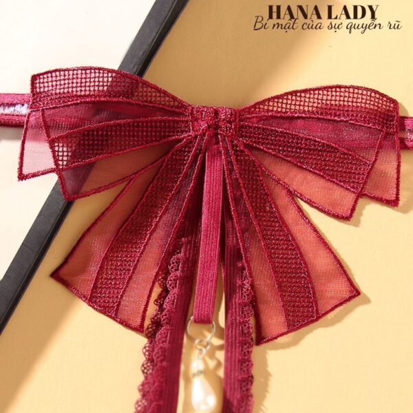 Quần lót lọt khe dây nơ, quần lót nữ đính ngọc sexy quyến rũ LK107 7 Quần lót lọt khe dây nơ, quần lót nữ đính ngọc sexy quyến rũ LK107 12