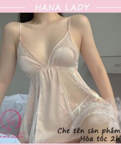 Váy ngủ sexy, đầm ngủ lụa phối ren chấm bi cao cấp còn quần quyến rũ gợi cảm VN466 6 Váy ngủ sexy, đầm ngủ lụa phối ren chấm bi cao cấp còn quần quyến rũ gợi cảm VN466 14
