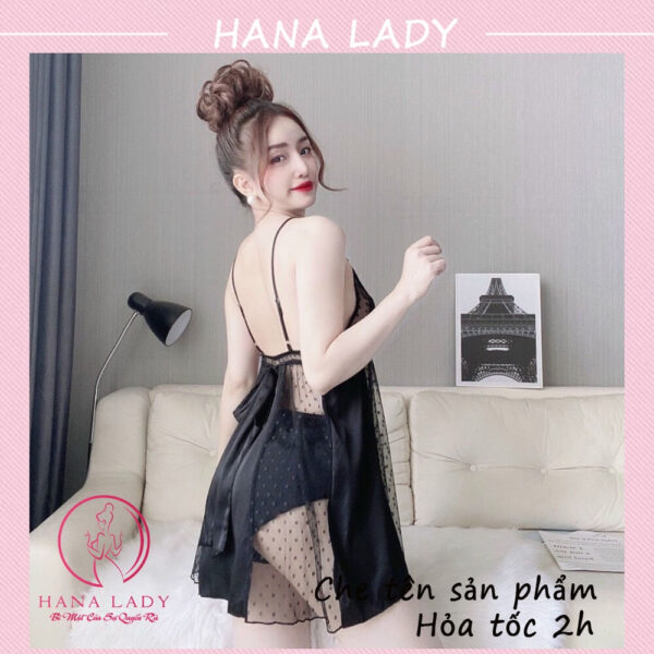 Váy ngủ sexy, đầm ngủ lụa phối ren chấm bi cao cấp còn quần quyến rũ gợi cảm VN466 10 Váy ngủ sexy, đầm ngủ lụa phối ren chấm bi cao cấp còn quần quyến rũ gợi cảm VN466 18