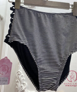 Bikini 2 mảnh, đồ bơi cạp cao sọc caro đan dây sexy tắm biển quyến rũ BN109 11
