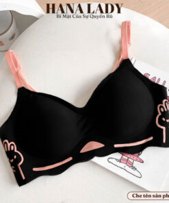 Áo ngực su đúc nâng vòng 1 không gọng mềm mại họa tiết dễ thương AL012 22