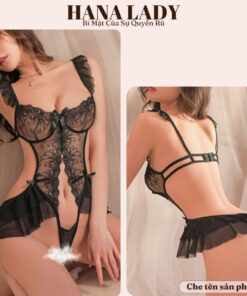 Đồ ngủ sexy - Bodysuit ren nơ cánh tiên hở lưng khiêu gợi dáng xòe gợi cảm VN542 8 Đồ ngủ sexy - Bodysuit ren nơ cánh tiên hở lưng khiêu gợi dáng xòe gợi cảm VN542 21
