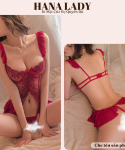 Đồ ngủ sexy - Bodysuit ren nơ cánh tiên hở lưng khiêu gợi dáng xòe gợi cảm VN542 7 Đồ ngủ sexy - Bodysuit ren nơ cánh tiên hở lưng khiêu gợi dáng xòe gợi cảm VN542 20