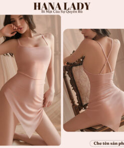Váy ngủ xuyên thấu - Đầm ngủ 2 dây sexy voan lụa ôm sát body xẻ tà khiêu gợi VN544 5 Váy ngủ xuyên thấu - Đầm ngủ 2 dây sexy voan lụa ôm sát body xẻ tà khiêu gợi VN544 14
