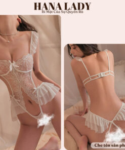 Đồ ngủ sexy - Bodysuit ren nơ cánh tiên hở lưng khiêu gợi dáng xòe gợi cảm VN542 6 Đồ ngủ sexy - Bodysuit ren nơ cánh tiên hở lưng khiêu gợi dáng xòe gợi cảm VN542 19