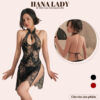 Váy ngủ ren sexy - Đầm ngủ sườn xám ren xuyên thấu hở lưng gợi cảm VN541 1 Váy ngủ ren sexy - Đầm ngủ sườn xám ren xuyên thấu hở lưng gợi cảm VN541 1