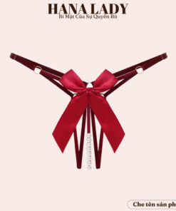 Quần lọt khe sexy - Quần chip lọt khe dây ngọc phối nơ gợi cảm LK118 10