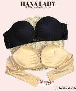 Áo ngực su siêu nâng cúp ngang chống tuột - Áo lót đệm bàn tay dày 3cm nâng độn tạo khe cao cấp AL015 15