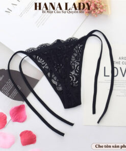 Quần lọt khe nữ - Quần chíp ren cột dây sexy quyến rũ LK119 9