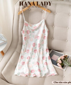 Váy ngủ lụa 2 dây sexy - Đầm ngủ lụa siêu mát cổ đổ quyến rũ họa tiết hoa 3D cao cấp 7 Váy ngủ lụa 2 dây sexy - Đầm ngủ lụa siêu mát cổ đổ quyến rũ họa tiết hoa 3D cao cấp 15