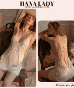 Váy ngủ lụa phối ren - Đầm ngủ mặc nhà cao cấp VN508 5 Váy ngủ lụa phối ren - Đầm ngủ mặc nhà cao cấp VN508 13