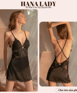 Váy ngủ lụa phối ren - Đầm ngủ mặc nhà cao cấp VN508 6 Váy ngủ lụa phối ren - Đầm ngủ mặc nhà cao cấp VN508 14