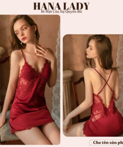 Váy ngủ lụa phối ren - Đầm ngủ mặc nhà cao cấp VN508 9 Váy ngủ lụa phối ren - Đầm ngủ mặc nhà cao cấp VN508 17