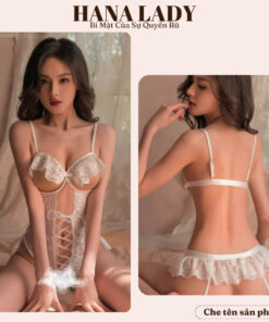 Đồ ngủ liền thân sexy - Bodysuit ren bèo đan dây gợi cảm hở ngực xẻ đáy quyến rũ VN552 9 Đồ ngủ liền thân sexy - Bodysuit ren bèo đan dây gợi cảm hở ngực xẻ đáy quyến rũ VN552 17