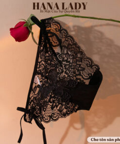 Quần lót ren nữ - Quần chip ren xuyên thấu hình bướm cột dây hông quyến rũ LK122 8 Quần lót ren nữ - Quần chip ren xuyên thấu hình bướm cột dây hông quyến rũ LK122 15