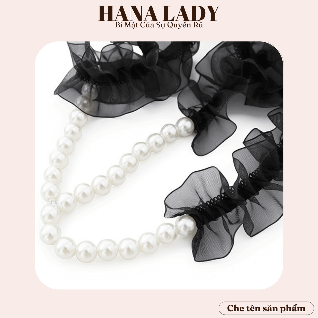 Đồ lót nữ sexy - Bộ lót nữ ren nơ gợi cảm phối dây hạt ngọc quyến rũ BL055 16