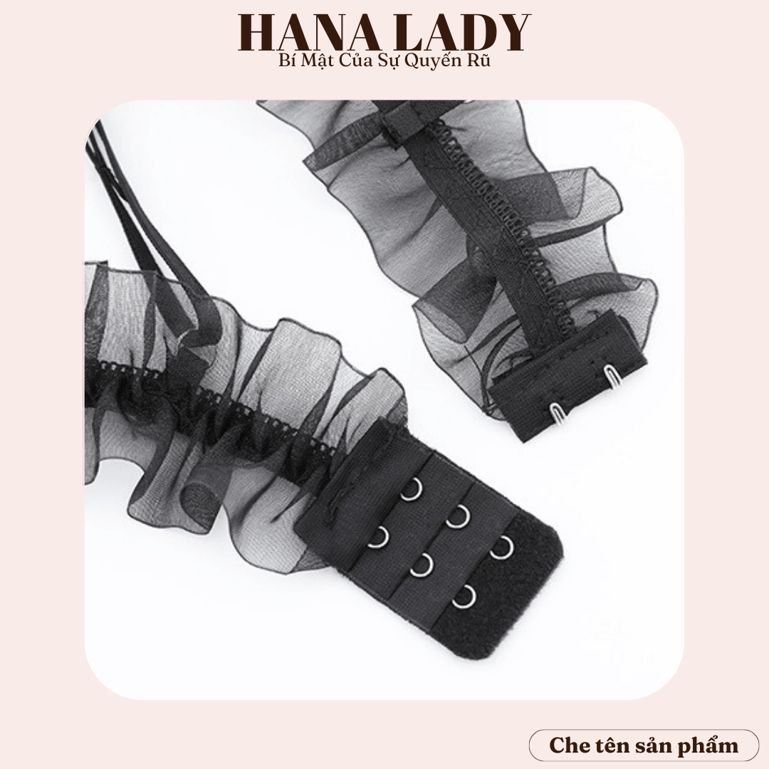 Đồ lót nữ sexy - Bộ lót nữ ren nơ gợi cảm phối dây hạt ngọc quyến rũ BL055 18