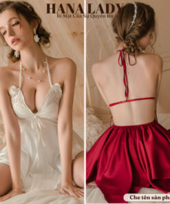 Váy Ngủ Lụa Sexy - Đầm Ngủ Lụa Cao Cấp Có Mút Ngực Hình Bướm Hở Lưng Quyến Rũ VN556 6 Váy Ngủ Lụa Sexy - Đầm Ngủ Lụa Cao Cấp Có Mút Ngực Hình Bướm Hở Lưng Quyến Rũ VN556 18