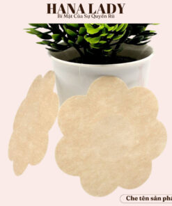 Miếng dán ti giấy - Hộp 60 miếng dán ngực hình hoa thông hơi tiện dụng DT015 14