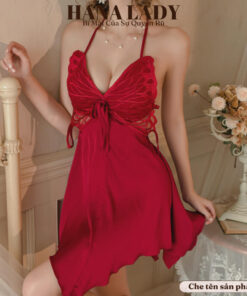 Váy Ngủ Lụa Sexy - Đầm Ngủ Lụa Cao Cấp Có Mút Ngực Hình Bướm Hở Lưng Quyến Rũ VN556 9 Váy Ngủ Lụa Sexy - Đầm Ngủ Lụa Cao Cấp Có Mút Ngực Hình Bướm Hở Lưng Quyến Rũ VN556 21