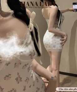 Váy Ngủ Body Sexy - Đầm Ngủ Thun 2 Dây Phối Ren Họa Tiết Hoa Nhí VN554 7 Váy Ngủ Body Sexy - Đầm Ngủ Thun 2 Dây Phối Ren Họa Tiết Hoa Nhí VN554 15