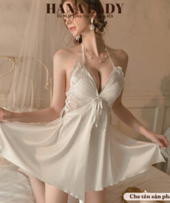 Váy Ngủ Lụa Sexy - Đầm Ngủ Lụa Cao Cấp Có Mút Ngực Hình Bướm Hở Lưng Quyến Rũ VN556 11 Váy Ngủ Lụa Sexy - Đầm Ngủ Lụa Cao Cấp Có Mút Ngực Hình Bướm Hở Lưng Quyến Rũ VN556 23