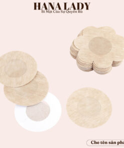 Miếng dán ti giấy - Hộp 60 miếng dán ngực hình hoa thông hơi tiện dụng DT015 17