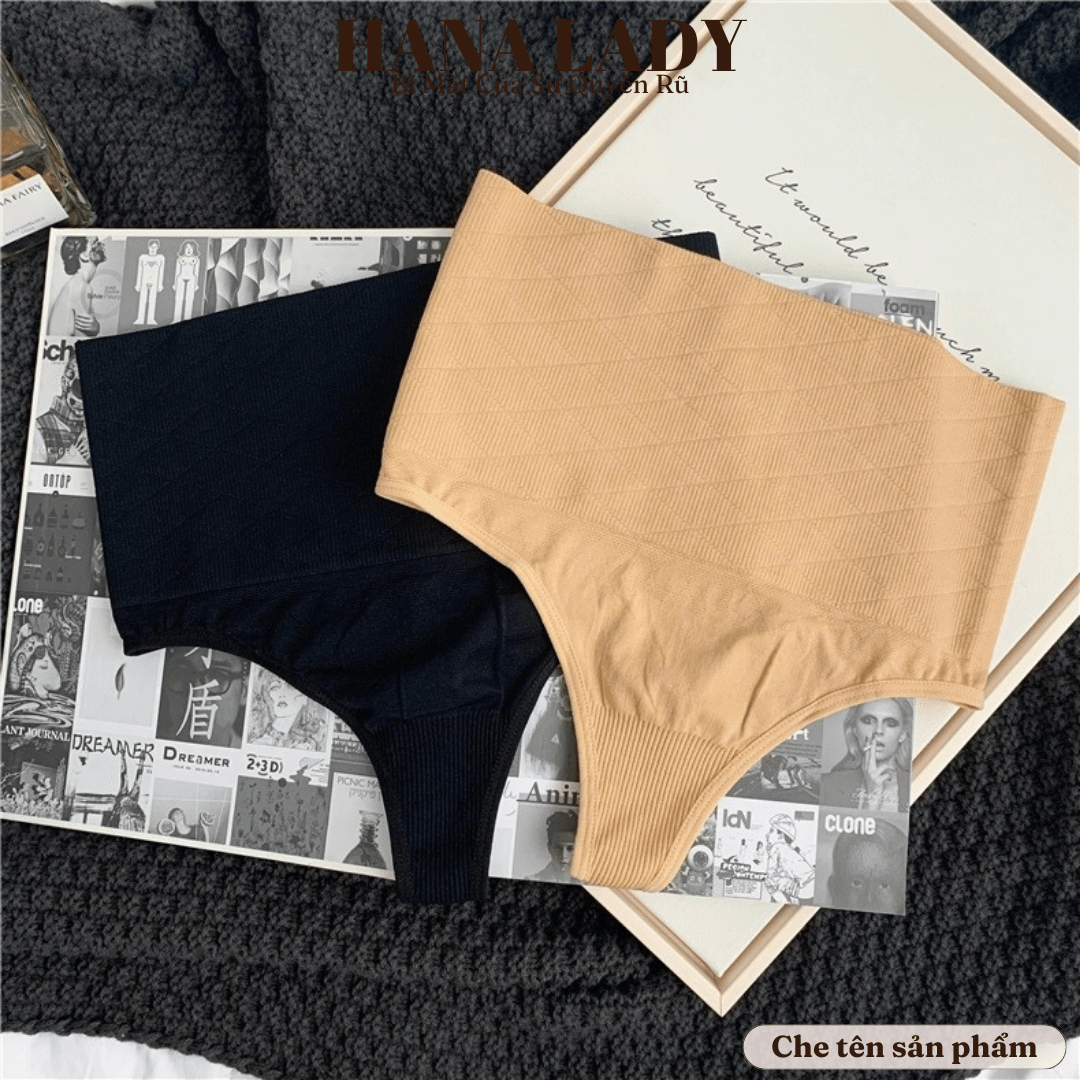 Quần lót lọt khe hỗ trợ định hình eo co dãn 4 chiều - Quần gen cạp cao siêu tôn dáng QL030 20