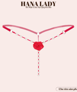 Quần Lọt Khe Sexy Dây Ngọc Hoa Hồng Khiêu Gợi Quyến Rũ LK125 14