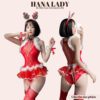 Đồ Ngủ Cosplay Noel Sexy - Váy Ngủ Ren Cổ Yếm Hóa Trang Giáng Sinh Gợi Cảm CP304 2 Đồ Ngủ Cosplay Noel Sexy - Váy Ngủ Ren Cổ Yếm Hóa Trang Giáng Sinh Gợi Cảm CP304 2