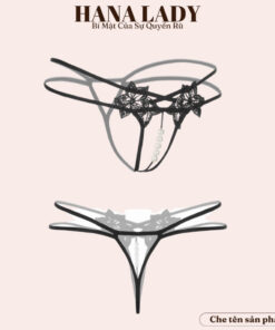 Quần Lọt Khe Sexy Dây Chéo Hoa Phối Ngọc Hở Đáy Gợi Cảm LK127 16