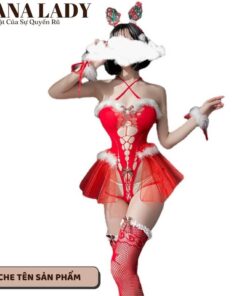 Đồ ngủ cosplay Noel gợi cảm - Váy ngủ sexy ren giáng sinh quyến rũ CP288 11