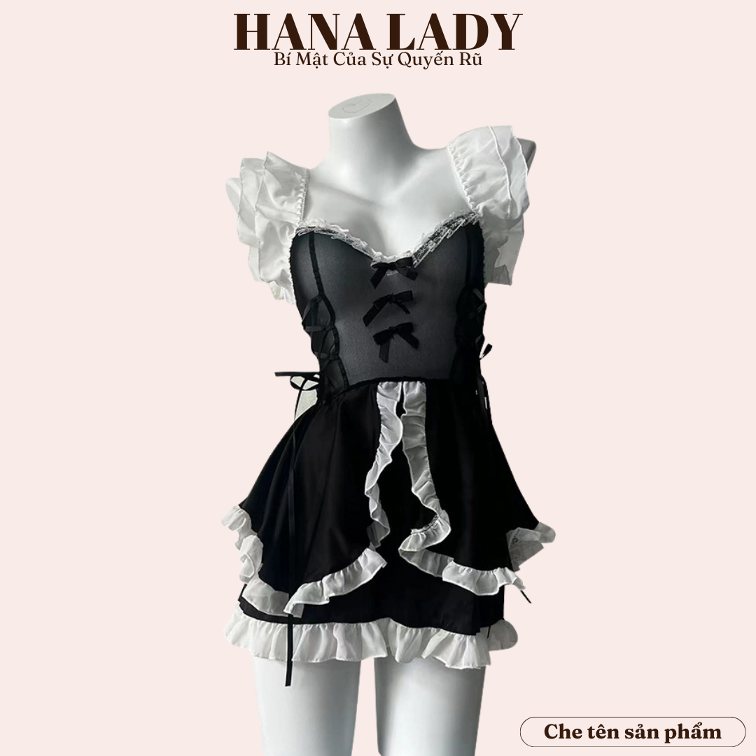 Đồ Ngủ Cosplay Hầu Gái - Đồ Ngủ Hóa Trang Phong Cách Lolita Dễ Thương CP307 12 Đồ Ngủ Cosplay Hầu Gái - Đồ Ngủ Hóa Trang Phong Cách Lolita Dễ Thương CP307 22