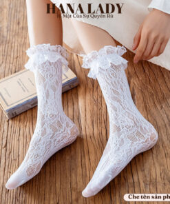 Tất Vớ Lolita - Tất Nữ Cổ Cao Ren Bèo Phong Cách Dễ Thương TV033 7 Tất Vớ Lolita - Tất Nữ Cổ Cao Ren Bèo Phong Cách Dễ Thương TV033 17