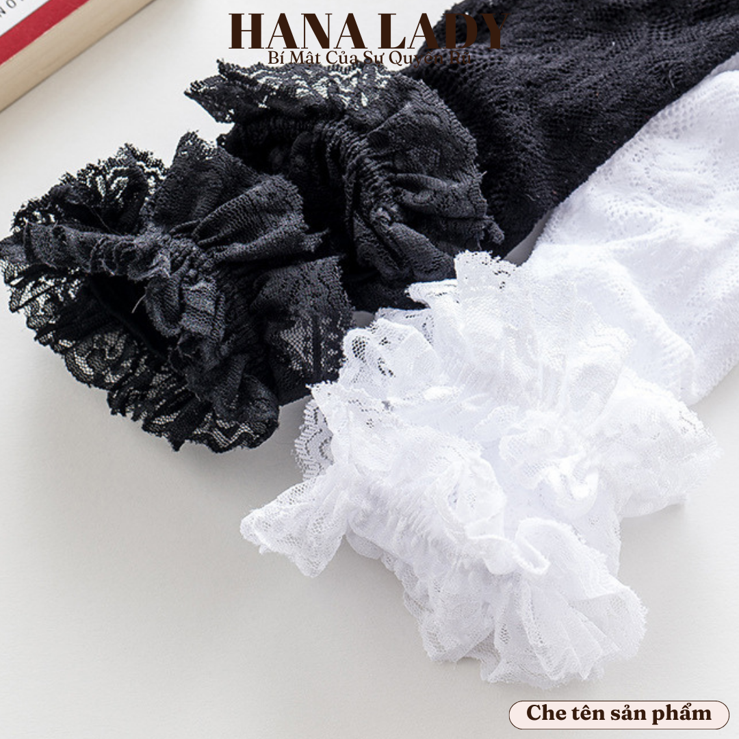 Tất Vớ Lolita - Tất Nữ Cổ Cao Ren Bèo Phong Cách Dễ Thương TV033 14 Tất Vớ Lolita - Tất Nữ Cổ Cao Ren Bèo Phong Cách Dễ Thương TV033 24