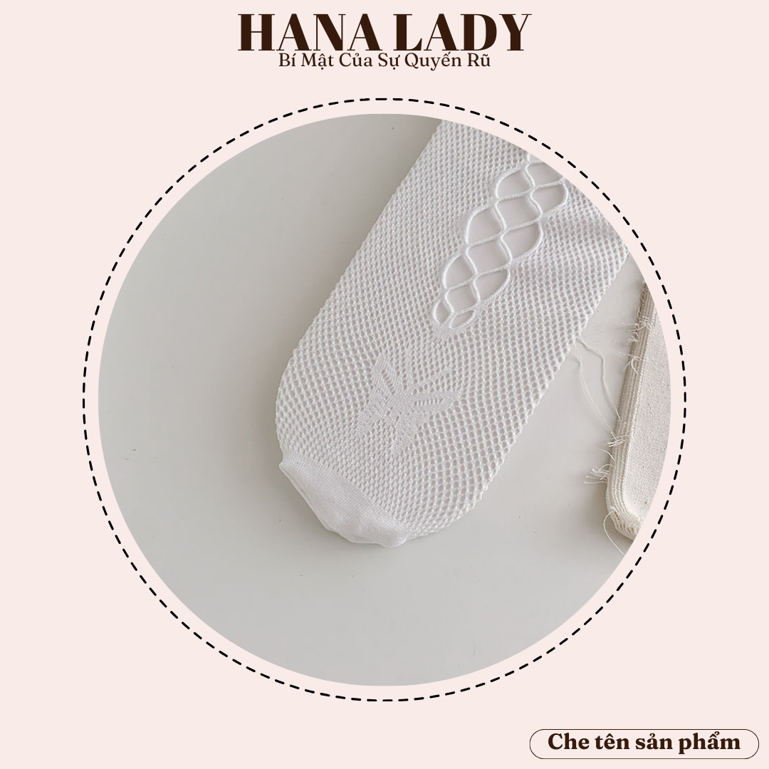 Tất Vớ Lolita - Vớ Nữ Cổ Cao Ren Lưới Bèo Đính Nơ Dễ Thương TV036 18