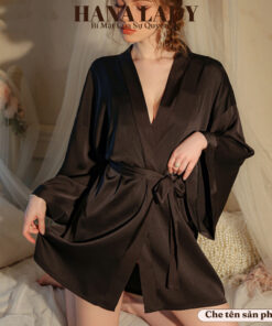 Váy Ngủ Sexy - Áo Choàng Ngủ Lụa Mềm Mại Sang Chảnh Quyến Rũ VN562 23
