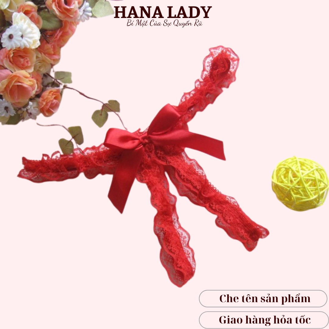 Quần Lót Lọt Khe Nữ, Quần Chip Ren Hở Đáy Phối Nơ Quyến Rũ LK146 13 Quần Lót Lọt Khe Nữ, Quần Chip Ren Hở Đáy Phối Nơ Quyến Rũ LK146 23