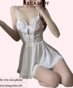 Váy Ngủ Sexy - Đầm Ngủ 2 Dây Phối Ren Quyến Rũ VN566 9 Váy Ngủ Sexy - Đầm Ngủ 2 Dây Phối Ren Quyến Rũ VN566 21