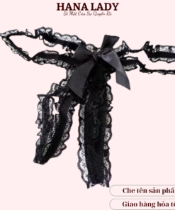 Quần Lót Lọt Khe Nữ, Quần Chip Ren Hở Đáy Phối Nơ Quyến Rũ LK146 5 Quần Lót Lọt Khe Nữ, Quần Chip Ren Hở Đáy Phối Nơ Quyến Rũ LK146 15