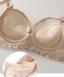 Áo Lót Nữ Nâng Ngực - Áo Ngực Tạo Khe Đệm Dày 5.5cm Thông Hơi Thoáng Khí Ren Gấm Cao Cấp AL021 19