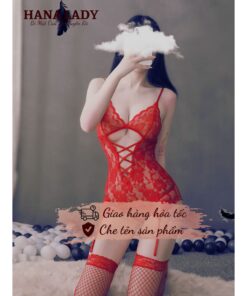Đồ Ngủ Sexy Ren Xuyên Thấu - Váy Ngủ Bodysuit Gợi Cảm Kẹp Tất Tặng Lọt Khe VN565 6 Đồ Ngủ Sexy Ren Xuyên Thấu - Váy Ngủ Bodysuit Gợi Cảm Kẹp Tất Tặng Lọt Khe VN565 11