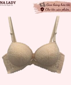 Áo Lót Nữ Nâng Ngực - Áo Ngực Tạo Khe Đệm Dày 5.5cm Thông Hơi Thoáng Khí Ren Gấm Cao Cấp AL021 16