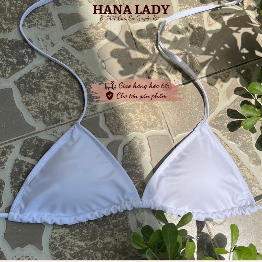 Áo Bra - Bikini Sexy Đi Biển Dây Cột Trơn Đơn Giản Phong Cách Hàn Quốc Gợi Cảm BN149 12