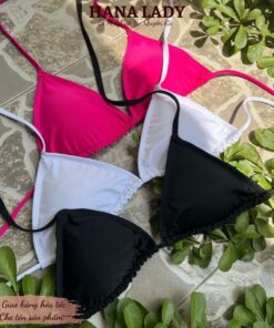 Áo Bra - Bikini Sexy Đi Biển Dây Cột Trơn Đơn Giản Phong Cách Hàn Quốc Gợi Cảm BN149 10