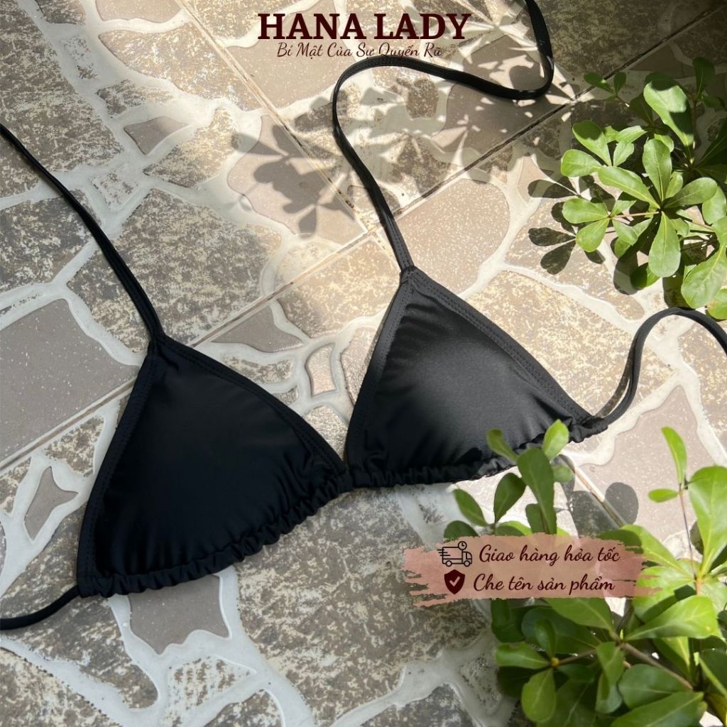 Áo Bra - Bikini Sexy Đi Biển Dây Cột Trơn Đơn Giản Phong Cách Hàn Quốc Gợi Cảm BN149 14